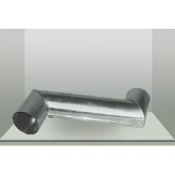 Коляно Metal Treid S-образно за водосточни тръби ф 100х0.5 мм, поцинкована ламарина