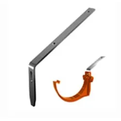 Планка Devorex хоризонтална за монтаж на улуци 200x93 мм, стоманена поцинкована, Classic 120