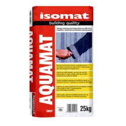 Шлам Isomat хидроизолационен  25 кг, сив, Aquamat