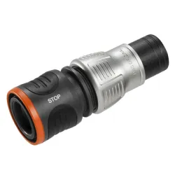 Съединител Gardena за маркуч с бърза връзка и стоп клапа пластмасов 1/2 - 5/8, Premium Съединител Gardena за маркуч с бърза връзка и стоп клапа пластмасов 1/2 - 5/8, Premium