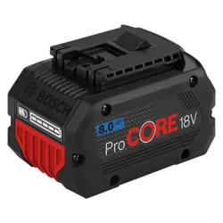 Батерия Bosch акумулаторна Li-Ion за електроинструменти  18 V, 8 Ah, ProCORE18V 8.0Ah Professional Батерия Bosch акумулаторна Li-Ion за електроинструменти  18 V, 8 Ah, ProCORE18V 8.0Ah Professional