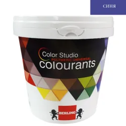 Боя Berling пигментна паста 1 л, тъмносиня, RAL 93371, Color Studio MS Боя Berling пигментна паста 1 л, тъмносиня, RAL 93371, Color Studio MS