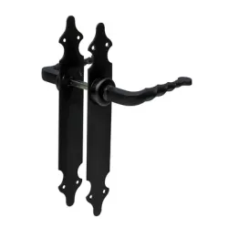 Дръжка Amig за врата с шилд без ключ 280х45 мм, черна мат, 101P