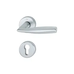 Дръжка Hoppe за секретна брава с розетка сребро, 37-42 мм, Vitoria Дръжка Hoppe за секретна брава с розетка сребро, 37-42 мм, Vitoria