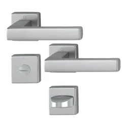 Дръжка Hoppe за сервизна брава с розетка титан, 37-47 мм, Toulon Дръжка Hoppe за сервизна брава с розетка титан, 37-47 мм, Toulon