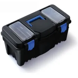 Куфар за инструменти пластмасов 550х267х270 мм, черен Куфар за инструменти пластмасов 550х267х270 мм, черен