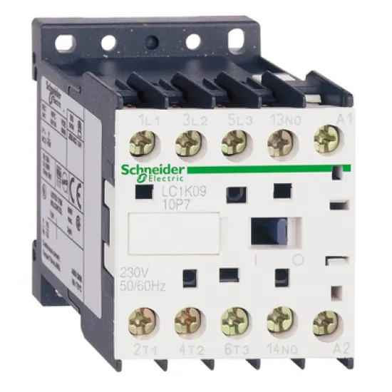 Контактор Schneider Electric променливотоков  3, 1 NO, 220 V, 16 A, TeSys K