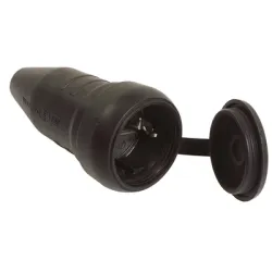 Контакт as - Schwabe електрически тип куплунг, противовлажен 16 A, 44 IP, черен