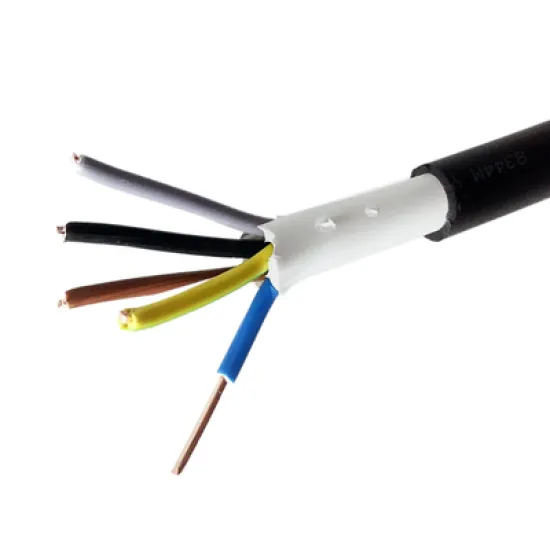 Кабел за въздушни и външни мрежи  NYY, 5x6.00 мм2, черен