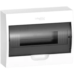 Табло Schneider Electric апартаментно за открит монтаж 12 модула, 256х200х94 мм, бяло/опушена врата, Easy 9 Табло Schneider Electric апартаментно за открит монтаж 12 модула, 256х200х94 мм, бяло/опушена врата, Easy 9