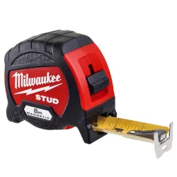 Ролетка Milwaukee пластмасова противоударна с магнит 8 м, STUD Gen2 Ролетка Milwaukee пластмасова противоударна с магнит 8 м, STUD Gen2