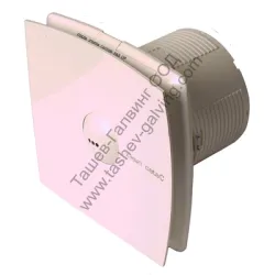 Вентилатор Cata за стенен монтаж квадратен с автоматична клапа 15 W, 98 м3/ч, 150х150х125 мм, ф 98 мм, бял, X-MART 10 MATIC