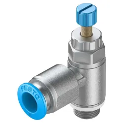 Клапан Festo дроселен възвратен отработен въздух 0.2-10 bar, 8 мм, GRLA-1/8-QS-8-RS-D Клапан Festo дроселен възвратен отработен въздух 0.2-10 bar, 8 мм, GRLA-1/8-QS-8-RS-D