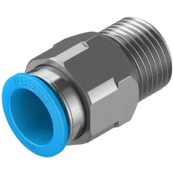 Съединител Festo пневматичен шлаух - резба 1/2, шлаух 16 мм, QS-1/2-16 Съединител Festo пневматичен шлаух - резба 1/2, шлаух 16 мм, QS-1/2-16