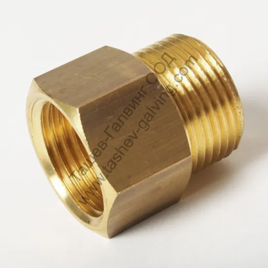 Нипел пневматичен редуктивен резба - резба 1/2 - M22x1.5