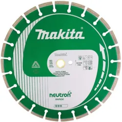Диск Makita диамантен за мокро рязане на бетон, тухли и керемиди 115x22.23x2 мм, 10 мм, Neutron