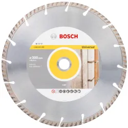 Диск Bosch диамантен за сухо рязане универсален 300x25.4x3.3 мм, 10 мм, Standard for Universal Диск Bosch диамантен за сухо рязане универсален 300x25.4x3.3 мм, 10 мм, Standard for Universal