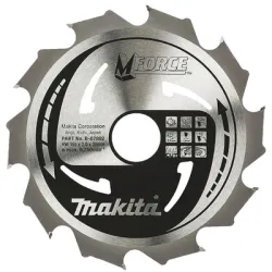 Диск Makita метален HM за рязане на дърво напречно и надлъжно подаване 165x30x2 мм, 10 z, Mforce