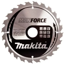 Диск Makita метален HM за рязане на дърво напречно и надлъжно подаване 190x30x2.2 мм, 24 z, Makforce