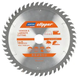 Диск Norton метален HM за рязане на ламинат 160х20х2.2 мм, 48 z, Clipper