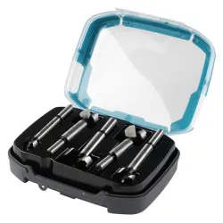 Фрезер Wolfcraft за дърво челно-цилиндричен за панти 5 бр., ф 15-35x90 мм, ф 10 мм