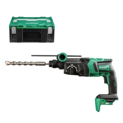 Перфоратор HiKOKI - Hitachi акумулаторен безчетков без батерия и зарядно SDS-plus, 36 V, 3.2 J, DH36DPE