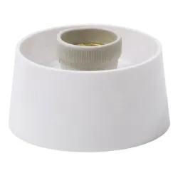 Основа Technil за лампа тип глобус за баня с фасунга, права 60 W, 230 V, E27, бяла