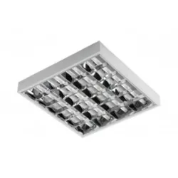 Панел LB Light промишлен за осветление с LED пури за открит монтаж 4x18 W, 620 мм, 230 V, 21 IP, G13/Т8, бял