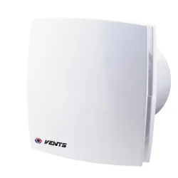 Вентилатор Vents за стенен монтаж с декоративен капак 14 W, 88 м3/ч, 152х152х126 мм, ф 100 мм, бял, LD 100