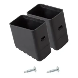 Тапа Krause за пета за алуминиева стълба 40x20 мм, 2 бр., черна Тапа Krause за пета за алуминиева стълба 40x20 мм, 2 бр., черна