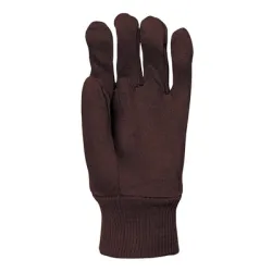 Ръкавици Eurotechnique памучни шити размер 10, кафяви, 4185
