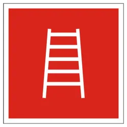 Знак Totem лепенка противопожарен Пожарна стълба 147х147 мм Знак Totem лепенка противопожарен Пожарна стълба 147х147 мм