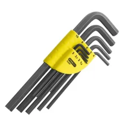 Ключ Stanley Г-образен шестостен комплект милиметрови 1.5-10 мм, 9 бр.