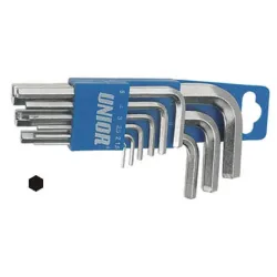 Ключ Unior Г-образен шестостен комплект милиметрови 1.5-10 мм, 9 бр., 220/3LPH Ключ Unior Г-образен шестостен комплект милиметрови 1.5-10 мм, 9 бр., 220/3LPH