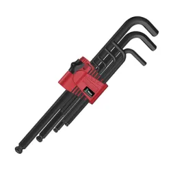 Ключ Wera Г-образен шестостен комплект милиметрови 1.5-10 мм, 9 бр., 950 PKL/9 BM N Ключ Wera Г-образен шестостен комплект милиметрови 1.5-10 мм, 9 бр., 950 PKL/9 BM N