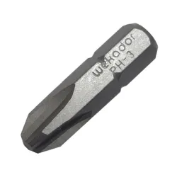 Накрайник бит Wekador PH Philips кръстат PH 3, 1/4, 25 мм Накрайник бит Wekador PH Philips кръстат PH 3, 1/4, 25 мм
