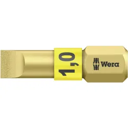 Накрайник бит Wera SB плосък торсионен SB1.0, 1/4'', 25 мм, 800/1 BDC Накрайник бит Wera SB плосък торсионен SB1.0, 1/4'', 25 мм, 800/1 BDC