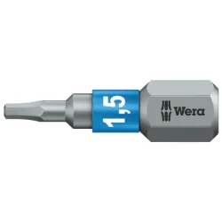 Накрайник бит Wera SW външен 6-стен SW 1.5, 1/4'', 25 мм, 840/1 BTZ Накрайник бит Wera SW външен 6-стен SW 1.5, 1/4'', 25 мм, 840/1 BTZ