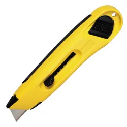 Нож Stanley макетен пластмасов с метален водач 150х18 мм Нож Stanley макетен пластмасов с метален водач 150х18 мм