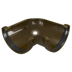 Ъгъл Devorex за улук  120 мм, 90 °, кафяв, PVC, Classic 120 Ъгъл Devorex за улук  120 мм, 90 °, кафяв, PVC, Classic 120