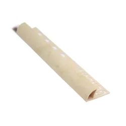 Лайстна Genesis за плочки PVC външен ъгъл 2.5 м, 10 мм, бежов мрамор, ETR