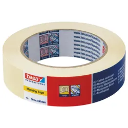 Тиксо Tesa хартиено 30 мм, 50 м, бяло 4323 Тиксо Tesa хартиено 30 мм, 50 м, бяло 4323