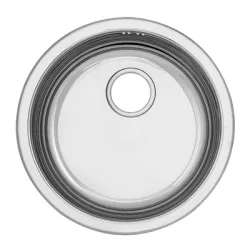 Мивка Chrom иноксова за вграждане с 1 корито ф 52 мм, ф 490x160 мм