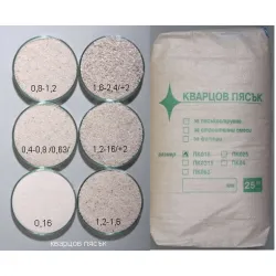 Пясък Q-sands кварцов 0.16 мм, 25 кг, PK016 Пясък Q-sands кварцов 0.16 мм, 25 кг, PK016