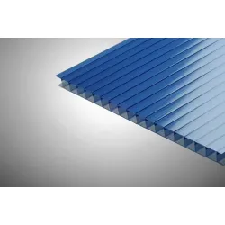 Плоскост Teknorm поликарбонатна  10x2100x6000 мм, синя, 1.30 кг/м2