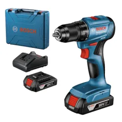 Акумулаторен винтоверт Bosch с безчетков двигател   с 2 батерии и зарядно, 18 V, 2 Ah, 50 Nm, 1.5-13 мм GSR 185-Li Акумулаторен винтоверт Bosch с безчетков двигател   с 2 батерии и зарядно, 18 V, 2 Ah, 50 Nm, 1.5-13 мм GSR 185-Li