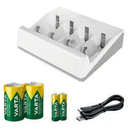 Зарядно устройство Varta за акумулаторни батерии D / AA, 2 или 4 бр.  230 V