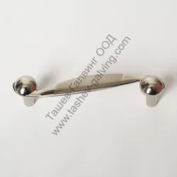 Дръжка за мебели от цинкова сплав  64 мм, сребро, 613