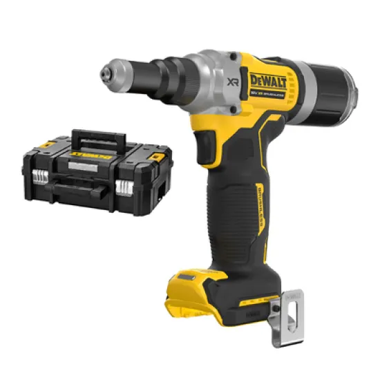 Нитачка за поп-нитове DeWALT акумулаторна  без батерия и зарядно, 18 V, 20 kN, 4.8-6.4 мм, DCF414NT