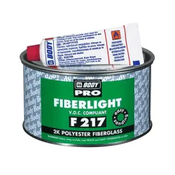 Кит Body стъклопластов за автомобили 0.5 кг, светлосив, Fiber F217 Fiberlight Кит Body стъклопластов за автомобили 0.5 кг, светлосив, Fiber F217 Fiberlight